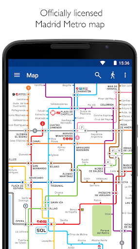 Madrid Metro Map Route Planner