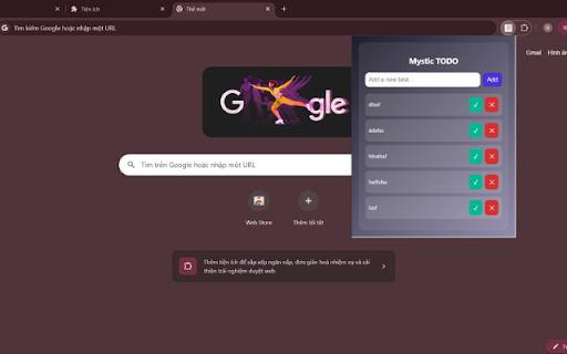 Mystic Simple TODO screenshot 1