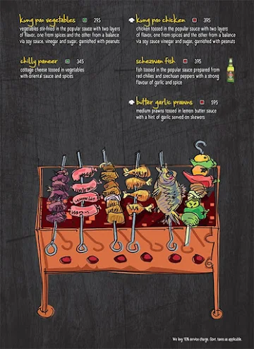 The Beer Cafe menu 