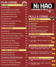 Ni Hao menu 1