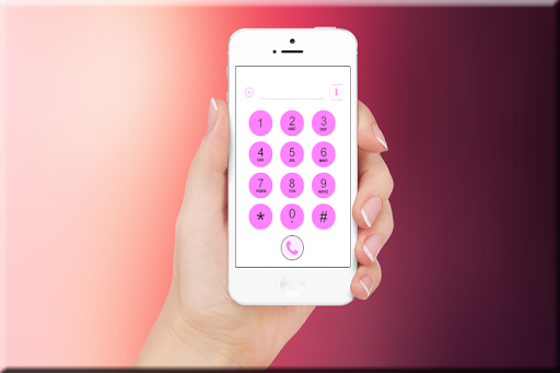 Pink Dialer Screen