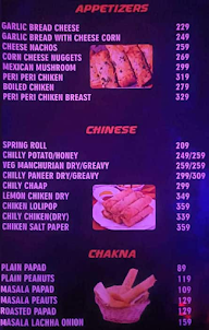 BLACK MOON LOUNGE AND CAFE menu 2