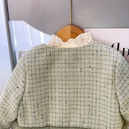 Title 15, Winter New Girls Fleece-lined Splicing Coat Sh...