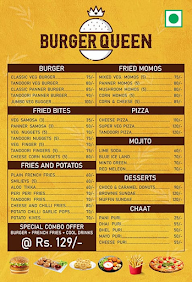 Burger Queen menu 1