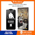 Kính Cường Lực Kingkong Ip Hộp Sắt Wk Khỉ Không Hộp Trần Dán Full Chống Nhìn Trộm Cho Ip Plus 7 8 X Xs Max 11 12 Pro 14