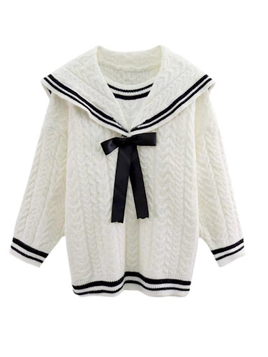Title 5, Japanese All-match JK Sweater Girl Student Loos...