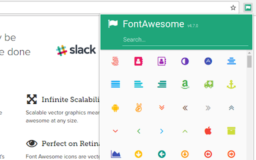 FontAwesome Picker