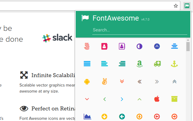 FontAwesome Picker Preview image 0