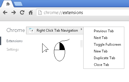 Right Click Tab Navigation Preview image 0