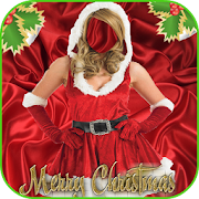 Merry Christmas Costume Photo Montage  Icon