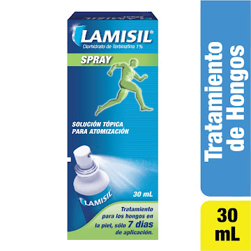 Lamisil Clorhidrato de Terbinafina 1% Haleon Spray Frasco x 30 ml  