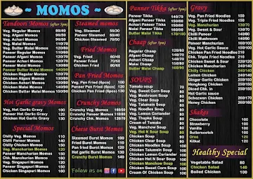 Foodies menu 