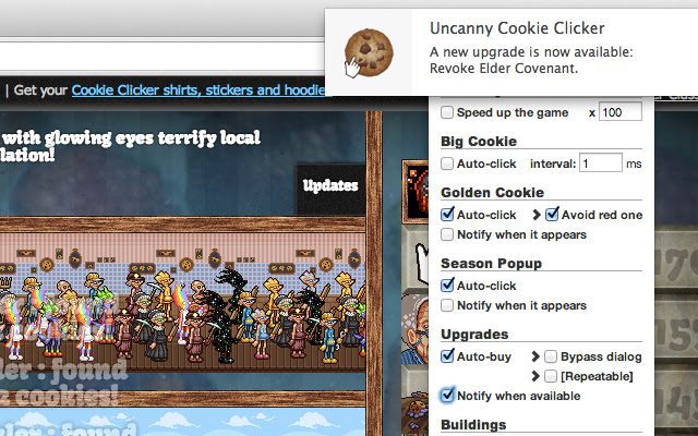 Uncanny Cookie Clicker