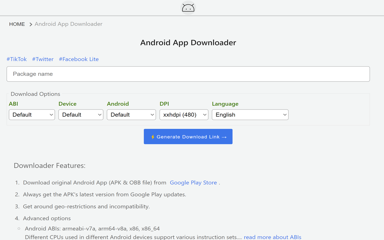 Android App Downloader Preview image 0