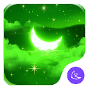 Download Green Moon-APUS Launcher free theme Install Latest APK downloader