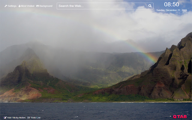Rainbow Wallpaper for New Tab