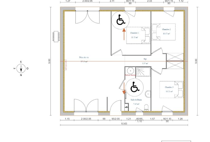  Vente Terrain + Maison - Terrain : 450m² - Maison : 80m² à Fontenay-Mauvoisin (78200) 