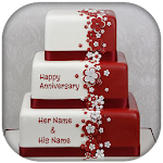 Cover Image of Herunterladen Name On Anniversary Cake Photo 1.0.1 APK