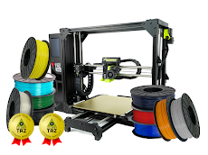 LulzBot TAZ Pro S 3D Printer Professional Bundle with 2 Year Extended Warranty