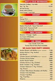 New Cafe Sahar Family Restaurant menu 7