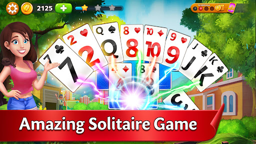 Screenshot Solitaire Garden TriPeak Story