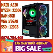 Pc Gaming A320 Ryzen 3 2200G Ram 8Gb Chơi Game Online