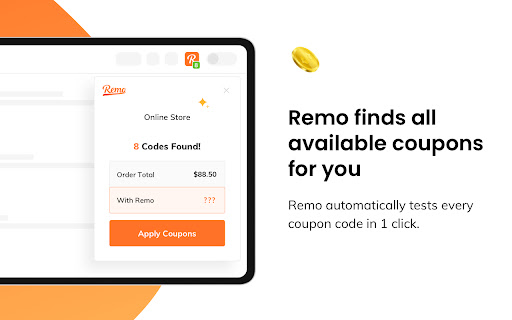 Remo - Automatic Coupons at Checkout