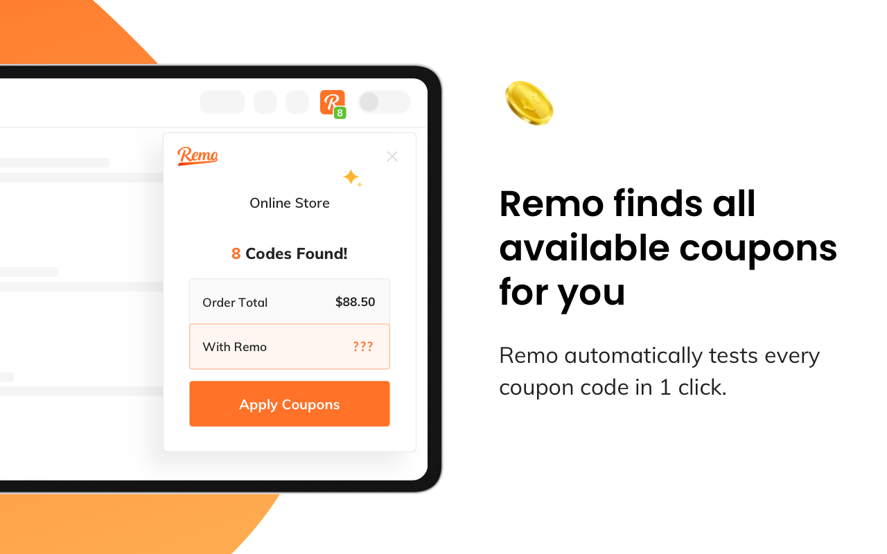 Remo - Automatic Coupons at Checkout Preview image 3