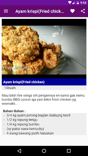 Resep Ayam Crispy