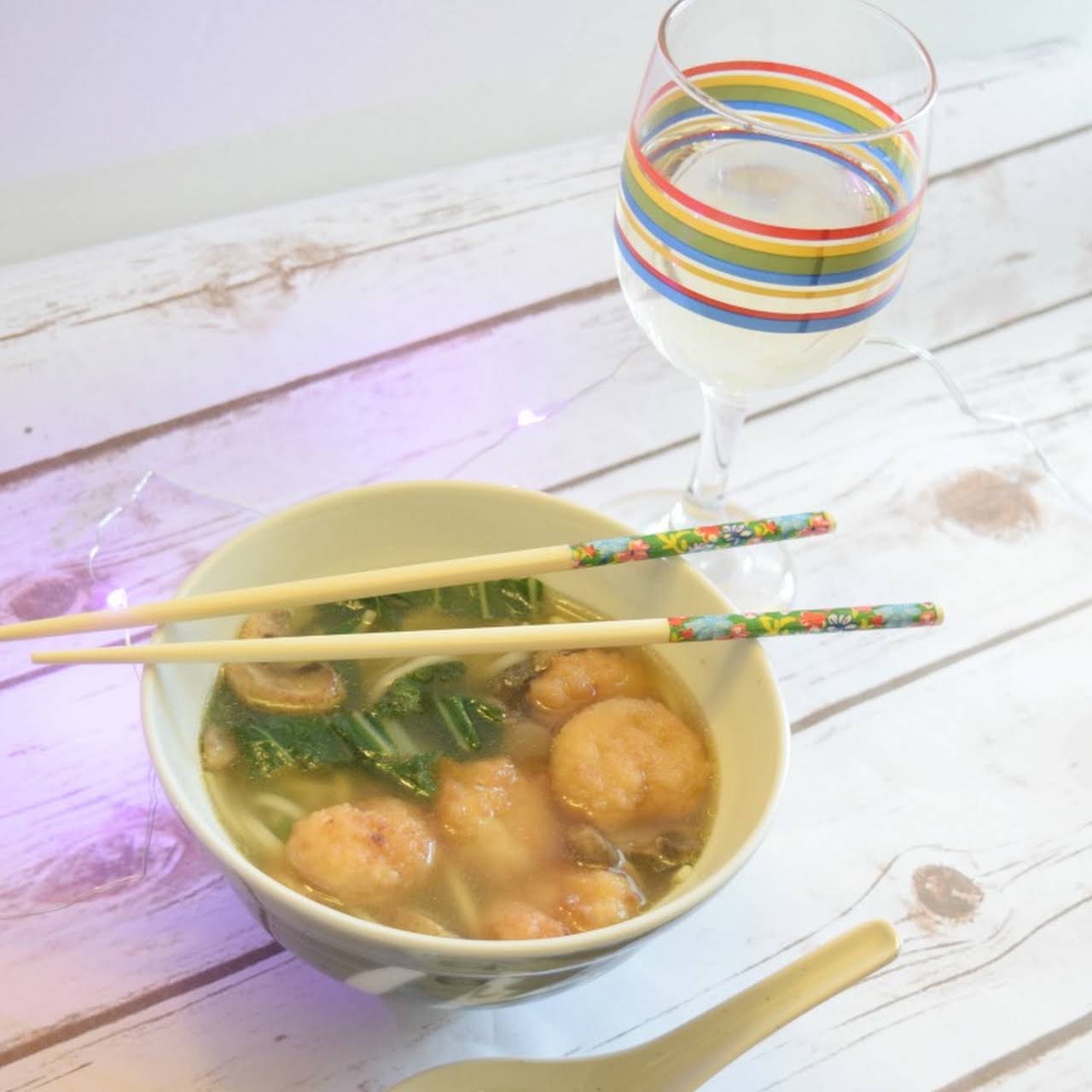 Shrimp Udon Soup