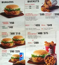 KFC menu 1