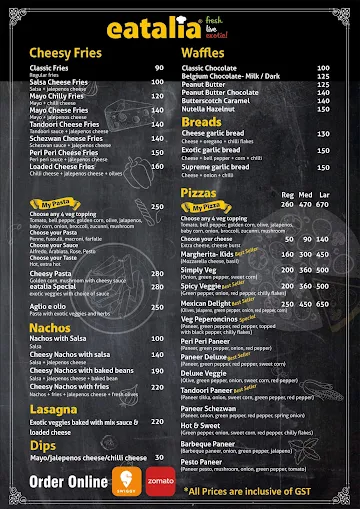 Eatalia menu 