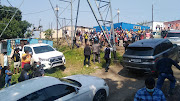 Police minister Bheki Cele visits Zamani informal settlement in U section Umlazi where six people were killed on Sunday evening.