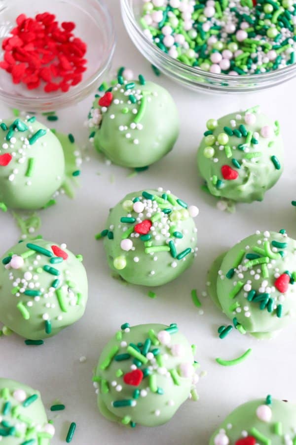 Grinch Oreo Balls Recipe