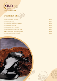 Sind Bakery menu 1