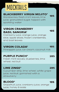 Hangover menu 5