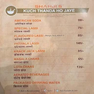 Shahji's Parantha House menu 1