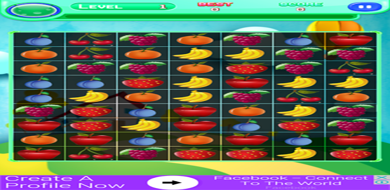 Fruits Match 3 by PlayCube Games