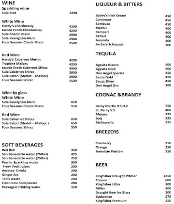 The Square - Hotel Novotel menu 