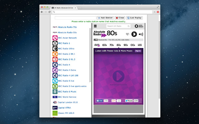 UK Radio Absolute chrome extension