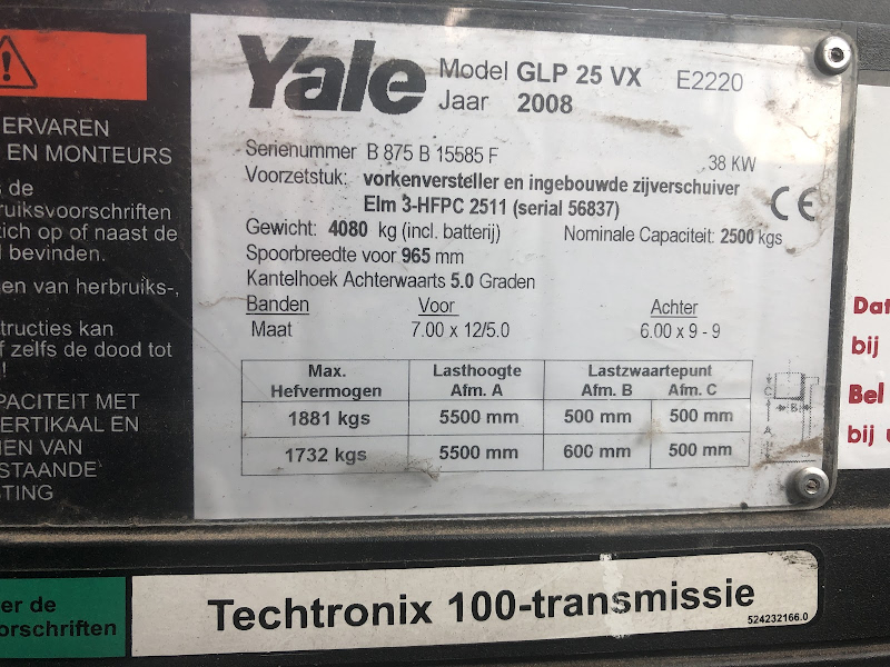 Picture of a YALE GLP25VX