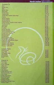 Meghdoot's menu 3