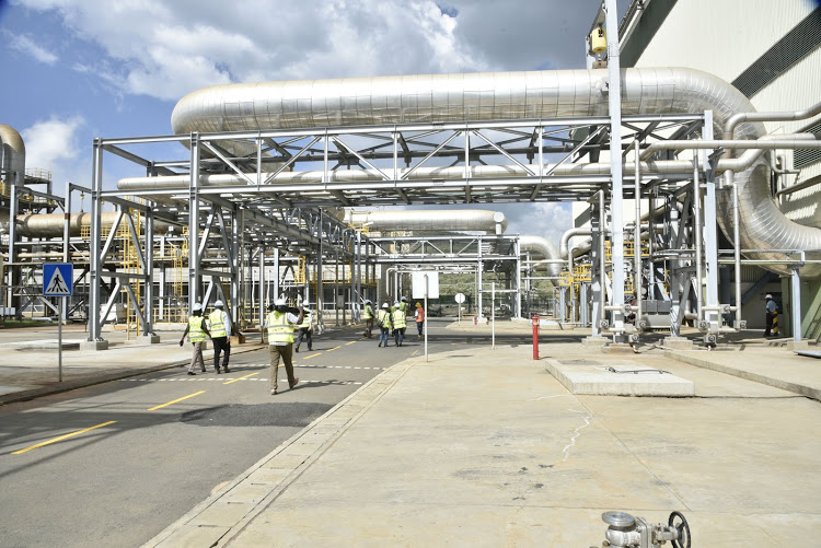 KenGen's power plant in Olkaria, Nakuru county