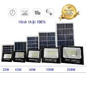 Đèn Pha 25W 40W 60W 100W 200W - Đèn Pha Năng Lượng Mặt Trời Giá Sỉ - Sạc Đa Năng