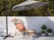 Leroy Merlin's stylish outdoor umbrella.