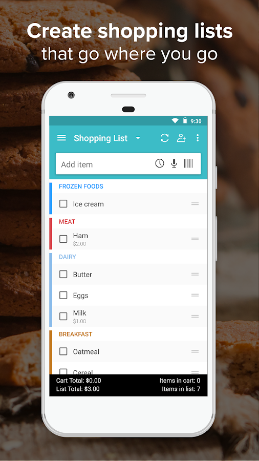 Out of Milk - Grocery Shopping List - Android Apps on ...