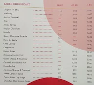 Love & Cheesecake menu 4