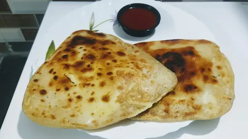 Ghar Ka 2 Egg Paratha With Tomato Sauce