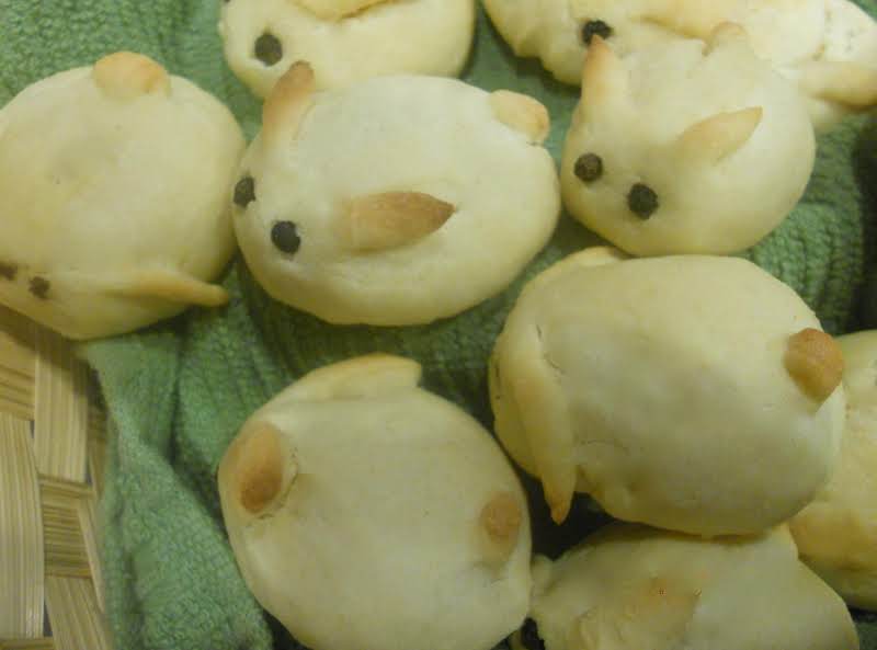 Warm Bunny Shaped Buttery Rolls !