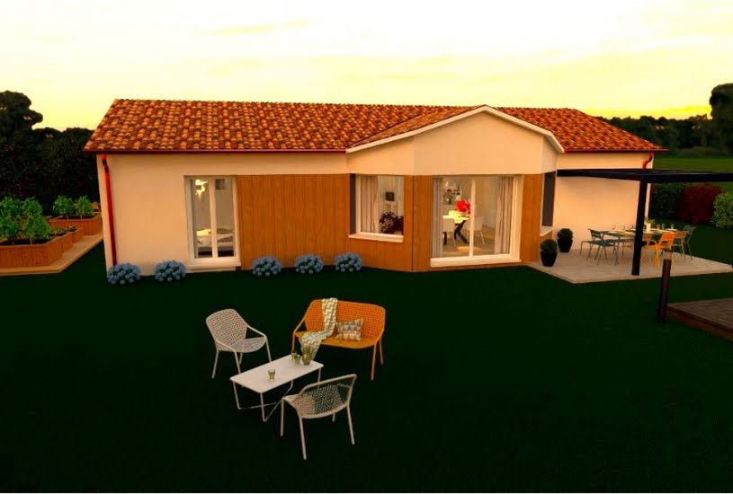  Vente Terrain + Maison - Terrain : 1 298m² - Maison : 101m² à Civrac-de-Blaye (33920) 